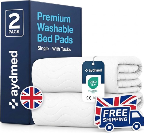 Washable incontinence bed - bed, pads