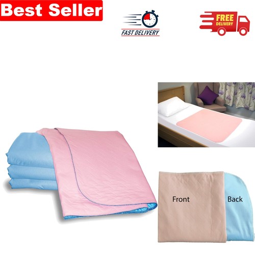 Pink washable bed protector - bed,